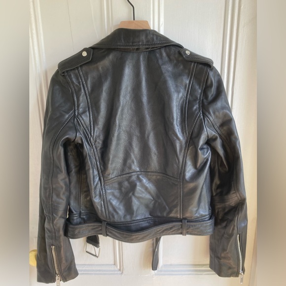 ZARA Genuine Leather Jacket Brand New Size S - Picture 2 of 16